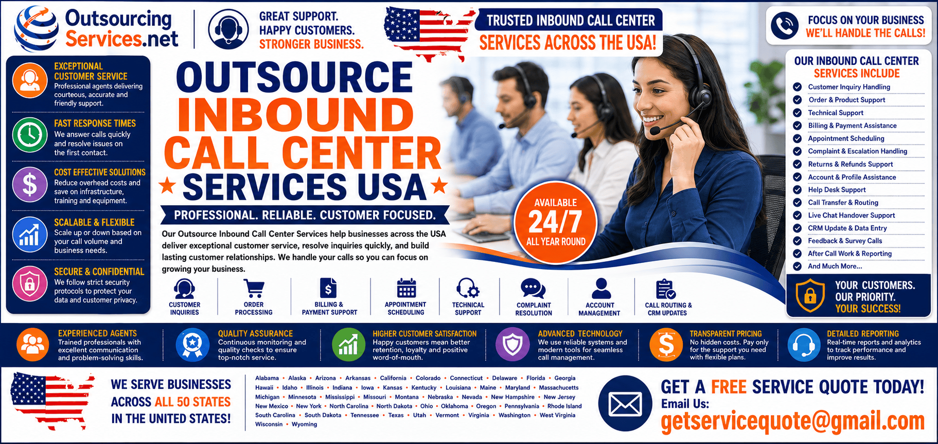 Outsource Inbound Call Center Services