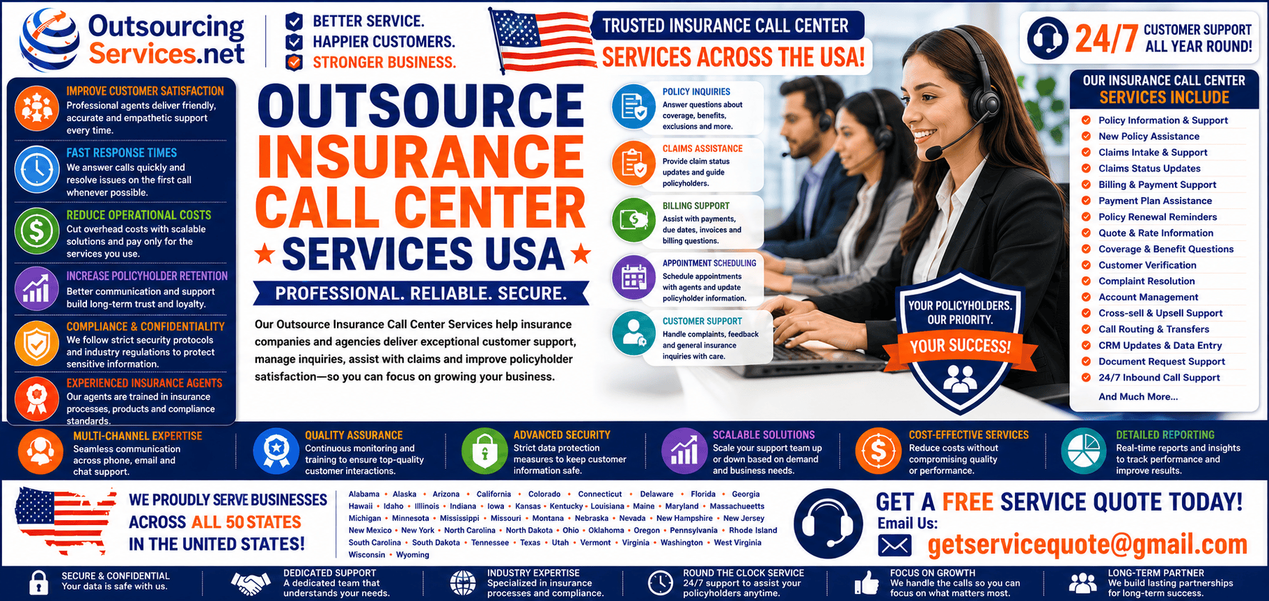 Outsource Insurance Call Center Services