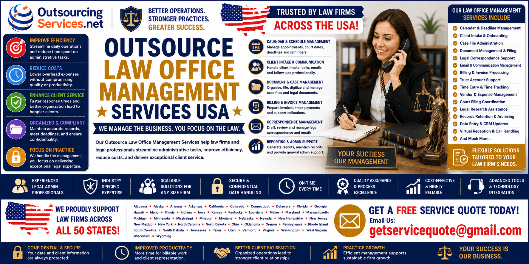 Outsource Law Office Management Services